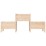 Planter 178.5x44x75 cm Solid Wood Pine - Top-Down View