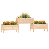 Planter 245.5x44x75 cm Solid Wood Pine