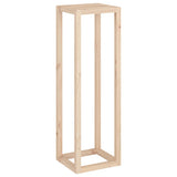 3 Piece Plant Stand Set Solid Wood Pine - Close-Up Angle