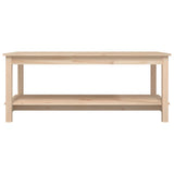Coffee Table 110x55x45 cm Solid Wood Pine - 45-Degree Angle