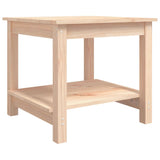 Coffee Table 50x50x45 cm Solid Wood Pine - Front View