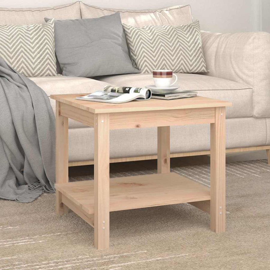 Coffee Table 50x50x45 cm Solid Wood Pine