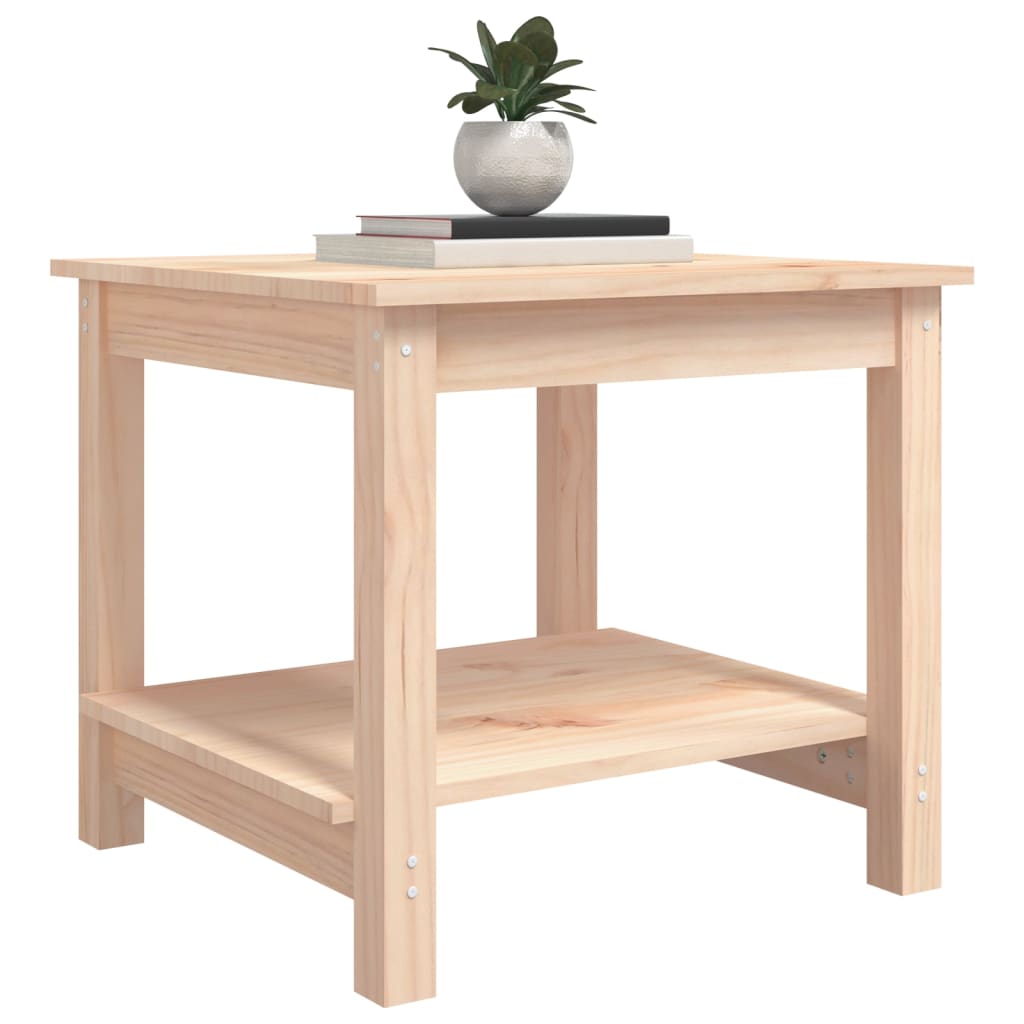 Coffee Table 50x50x45 cm Solid Wood Pine