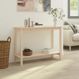 Console Table 110x40x80 cm Solid Wood Pine - 45-Degree Angle