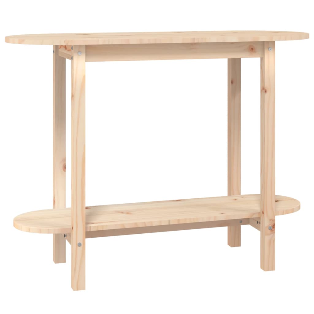 Console Table 110x40x80 cm Solid Wood Pine