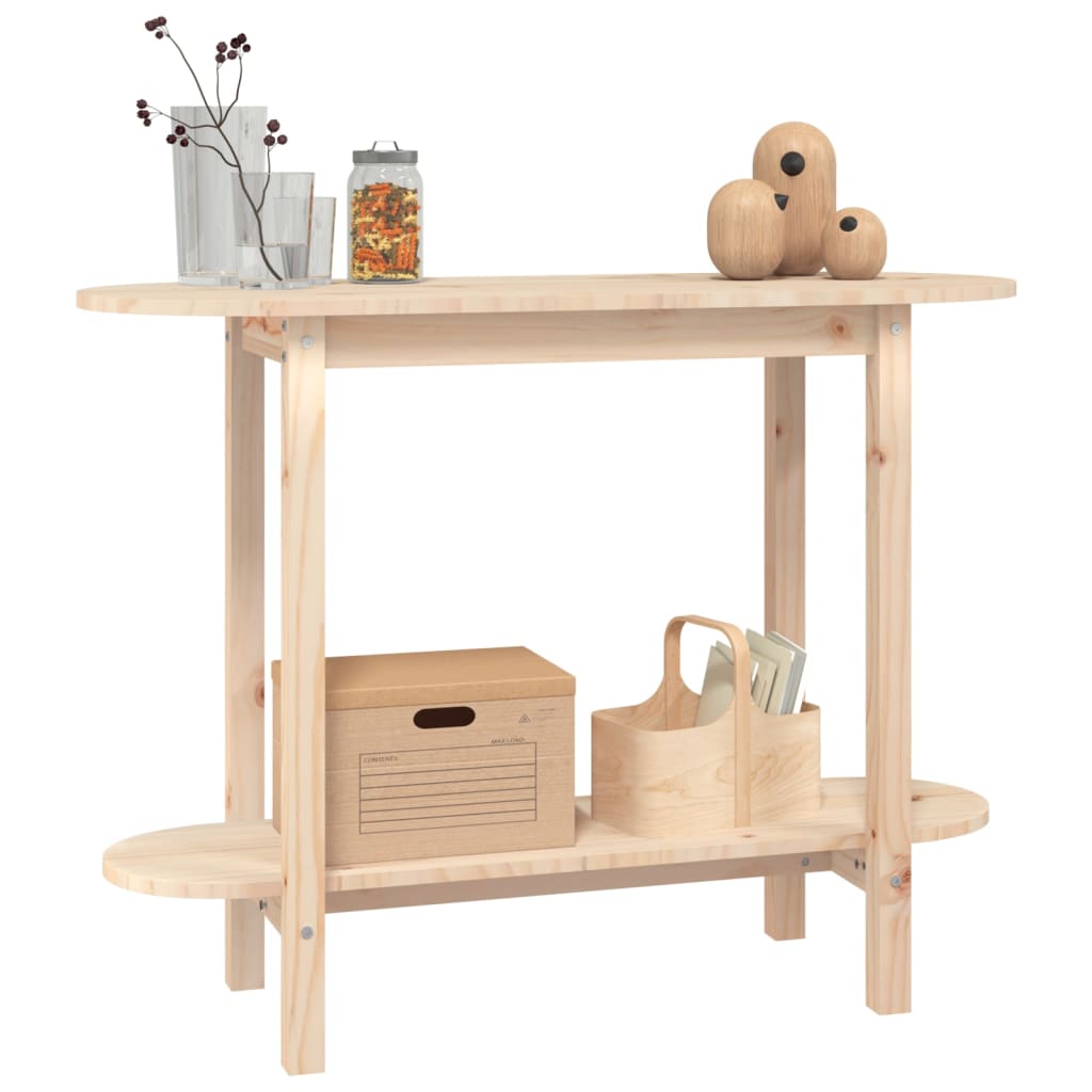 Console Table 110x40x80 cm Solid Wood Pine