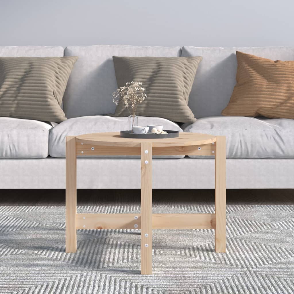 Coffee Table ?62,5x45 cm Solid Wood Pine