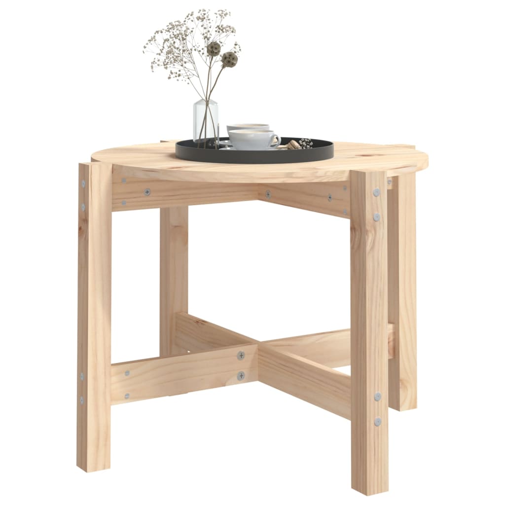 Coffee Table ?62,5x45 cm Solid Wood Pine
