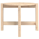 Coffee Table Ø 62,5x45 cm Solid Wood Pine - 45-Degree Angle
