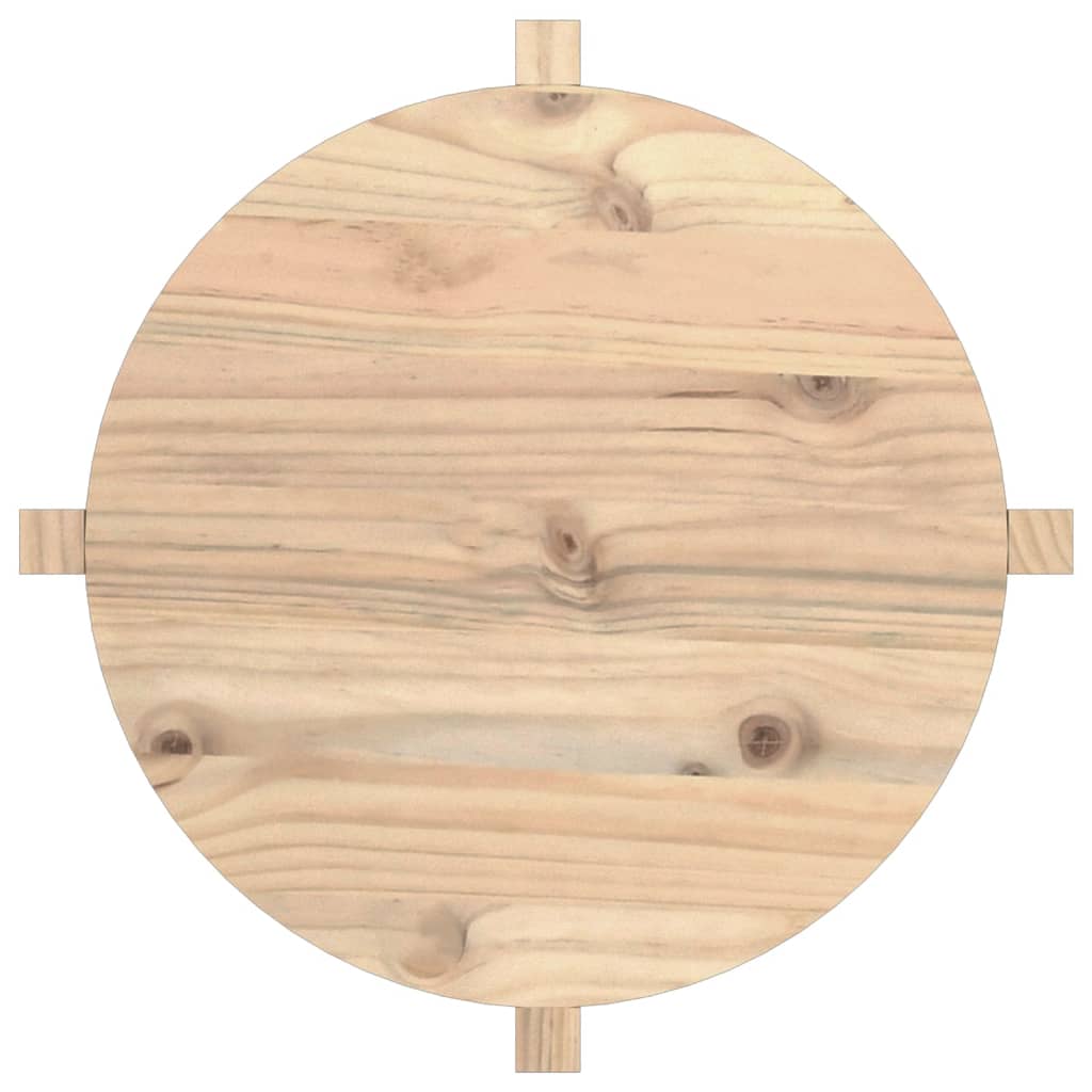 Coffee Table ?62,5x45 cm Solid Wood Pine