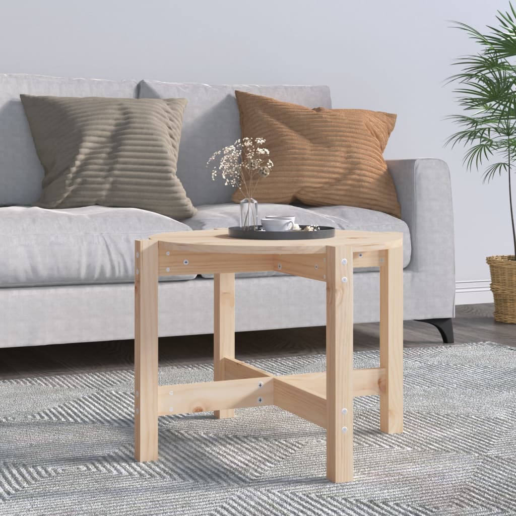 Coffee Table ?62,5x45 cm Solid Wood Pine