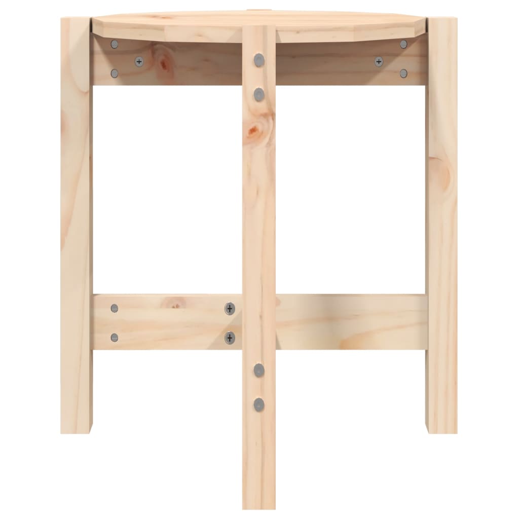 Coffee Table ?42.5x45 cm Solid Wood Pine