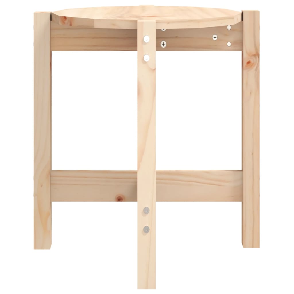 Coffee Table ?42.5x45 cm Solid Wood Pine