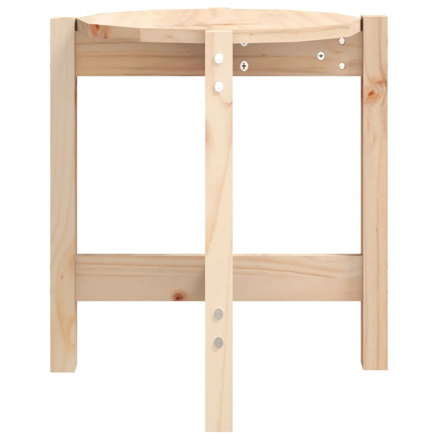 Coffee Table ?42.5x45 cm Solid Wood Pine