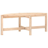 Coffee Table 118x63x45 cm Solid Wood Pine - Front View