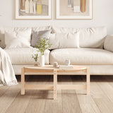 Coffee Table 87x48x35 cm Solid Wood Pine - Side View