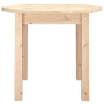 Coffee Table Ø 55x45 cm Solid Wood Pine