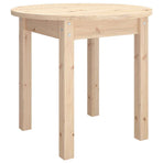 Coffee Table Ø 45x40 cm Solid Wood Pine