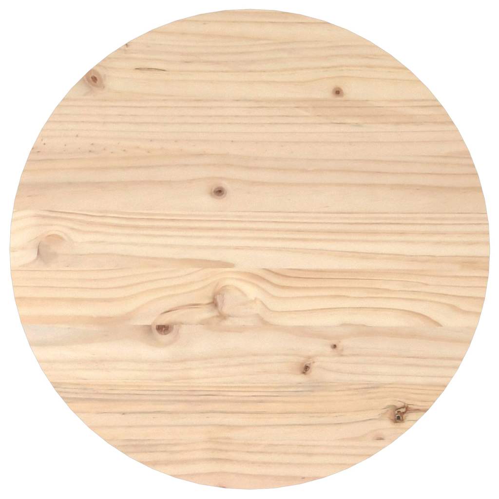 Coffee Table Ø 45x40 cm Solid Wood Pine
