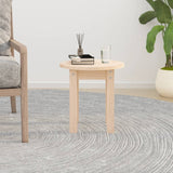 Coffee Table Ø 35x35 cm Solid Wood Pine - Side View