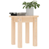 Coffee Table Ø 35x35 cm Solid Wood Pine - Top-Down View