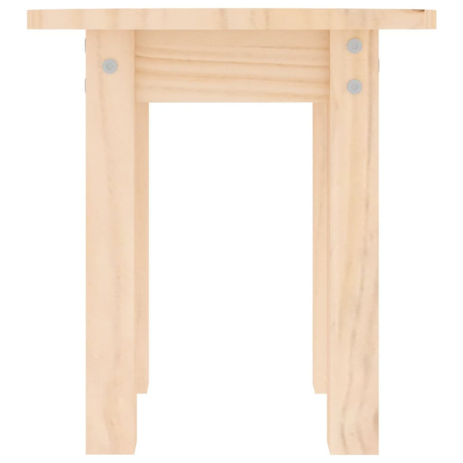Coffee Table Ø 35x35 cm Solid Wood Pine