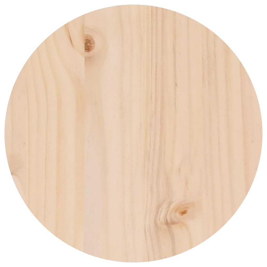 Coffee Table Ø 35x35 cm Solid Wood Pine