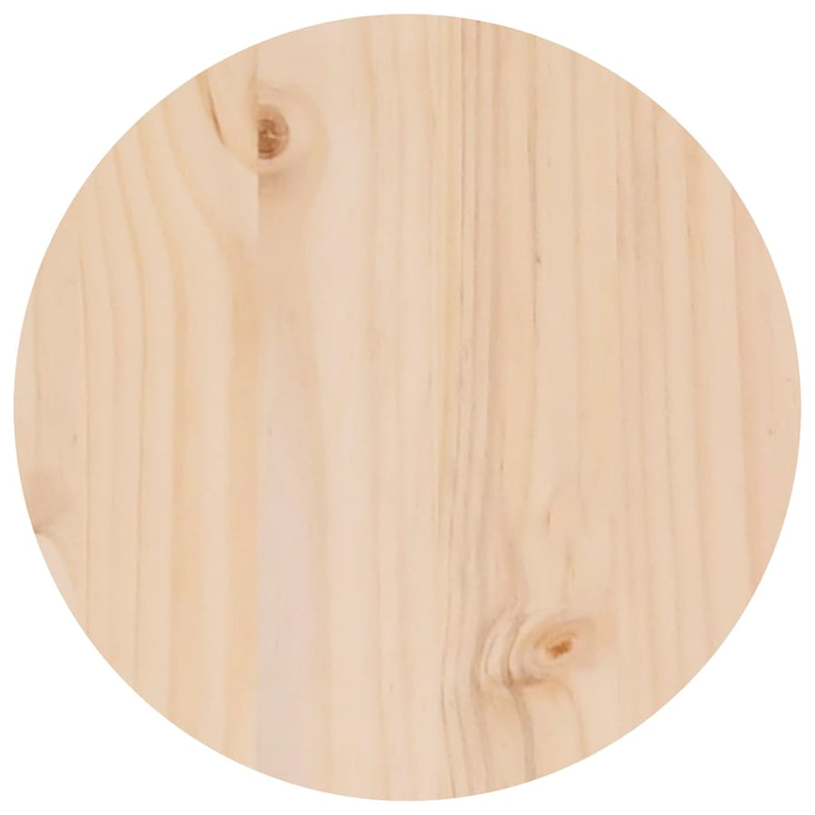 Coffee Table Ø 35x35 cm Solid Wood Pine