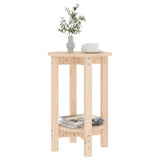 Coffee Table Ø 40x60 cm Solid Wood Pine - Top-Down View