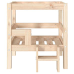 Dog Bed 55.5x53.5x60 cm Solid Wood Pine