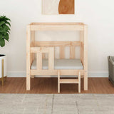 Dog Bed 65.5x50.5x70 cm Solid Wood Pine - Side View