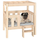 Dog Bed 65.5x50.5x70 cm Solid Wood Pine