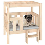 Dog Bed 65,5x50,5x70 cm Solid Wood Pine