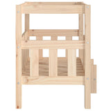 Dog Bed 65.5x50.5x70 cm Solid Wood Pine