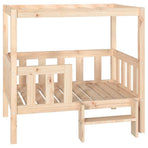 Dog Bed 95.5x73.5x90 cm Solid Wood Pine