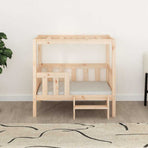 Dog Bed 95.5x73.5x90 cm Solid Wood Pine