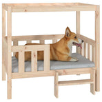 Dog Bed 95.5x73.5x90 cm Solid Wood Pine