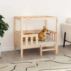 Dog Bed 95.5x73.5x90 cm Solid Wood Pine