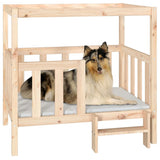 Dog Bed 105.5x83.5x100 cm Solid Wood Pine - Top-Down View