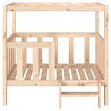 Dog Bed 105.5x83.5x100 cm Solid Wood Pine - 45-Degree Angle
