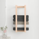 Towel Rack 23x18x60 cm Solid Wood Pine - Side View