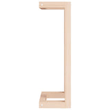 Towel Rack 23x18x60 cm Solid Wood Pine - Rear View