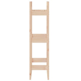 Firewood Rack 41x25x100 cm Solid Wood Pine - Rear View