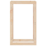 Firewood Rack 60x25x100 cm Solid Wood Pine