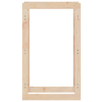 Firewood Rack 60x25x100 cm Solid Wood Pine