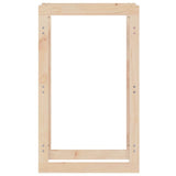 Firewood Rack 60x25x100 cm Solid Wood Pine - 45-Degree Angle