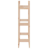 Firewood Rack 60x25x100 cm Solid Wood Pine - Rear View