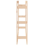 Firewood Rack 100x25x100 cm Solid Wood Pine - Rear View