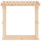 Firewood Rack 108x64.5x109 cm Solid Wood Pine - 45-Degree Angle
