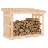 Firewood Rack 108x64.5x77 cm Solid Wood Pine - Top-Down View
